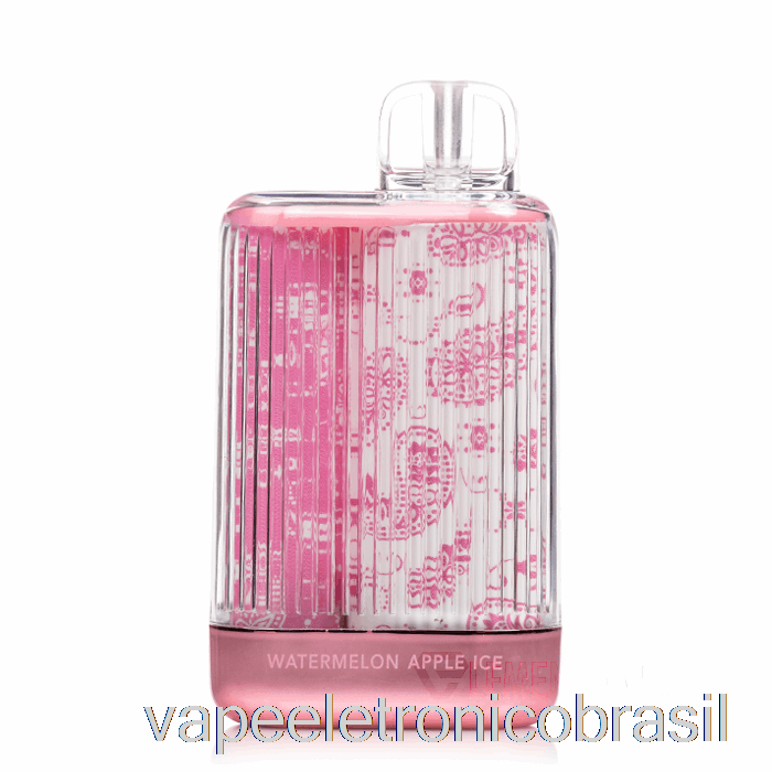 Vape Eletrônico Fog Xclarity 7000 Descartável Melancia Apple Ice